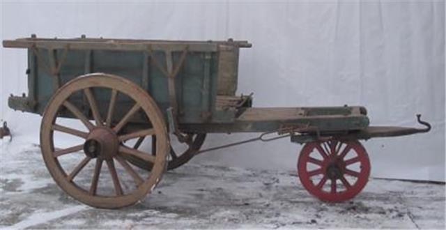 Driewielskar met snak, Karrenmuseum Essen